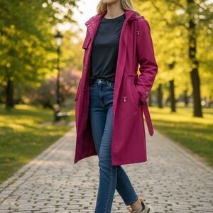 London Fog Pink Women's Jacket